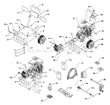 Page A Diagram and Parts List for 1550-0  Briggs and Stratton Pressure Washer